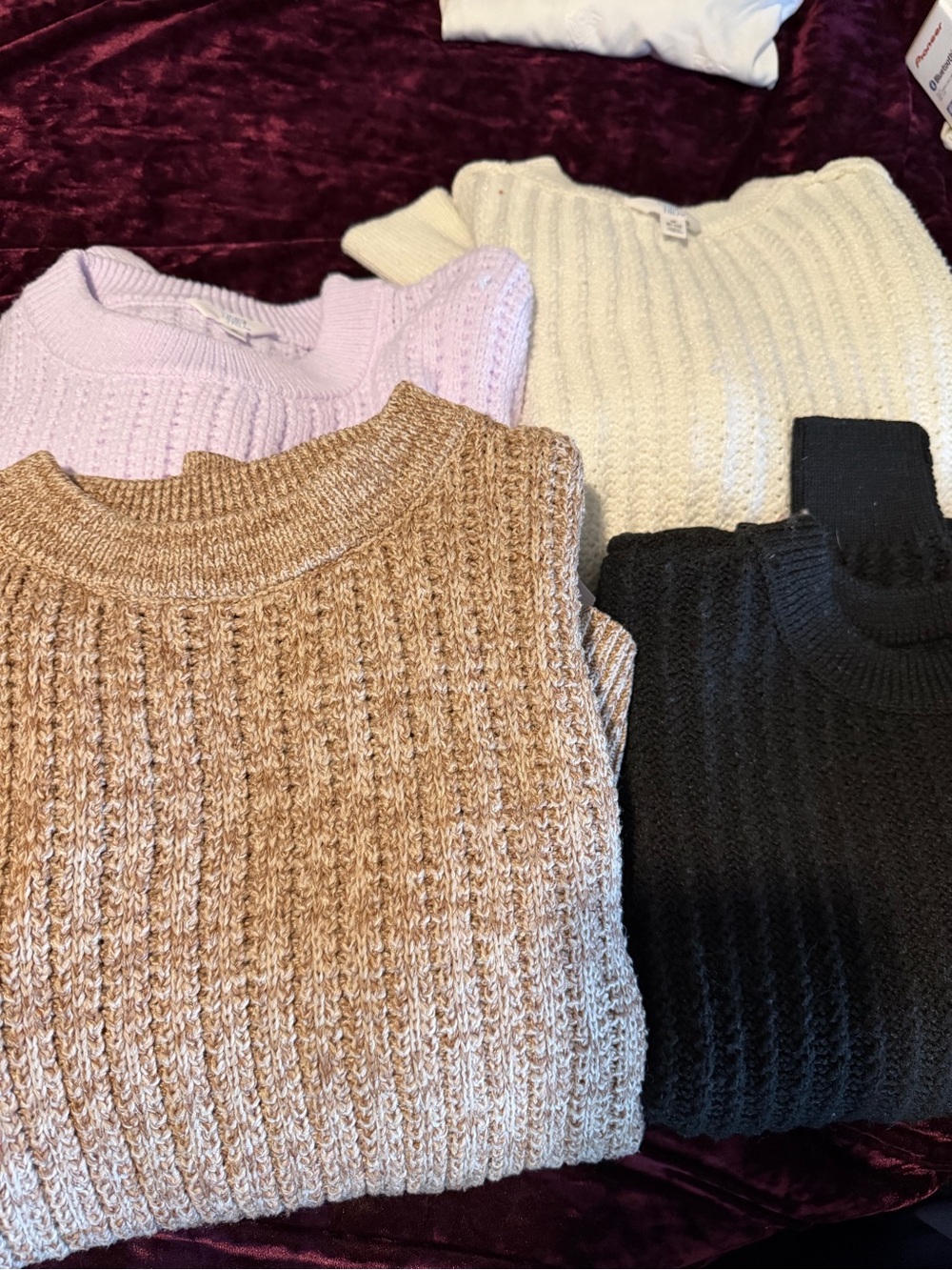 Lot of 4 sweaters